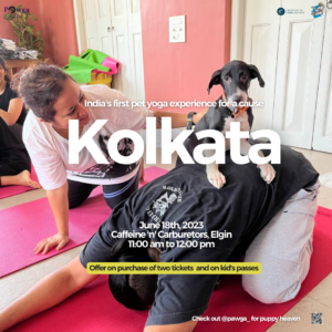 Kolkata puppy yoga Pawga