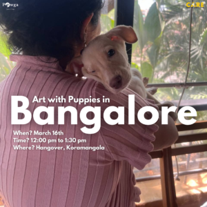 art with puppies bangalore pawga