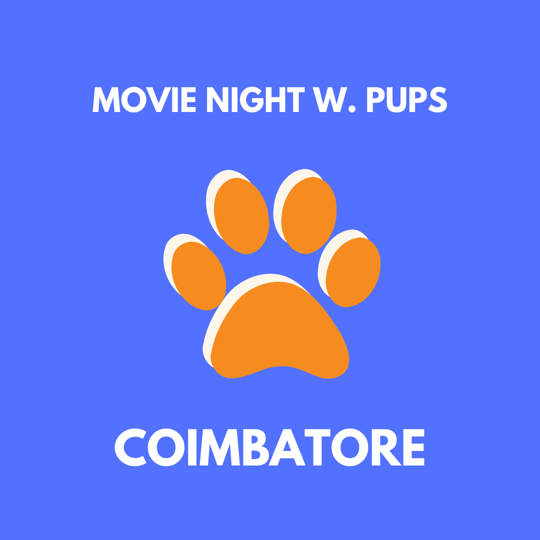 movie night with puppies pawga coimbatore