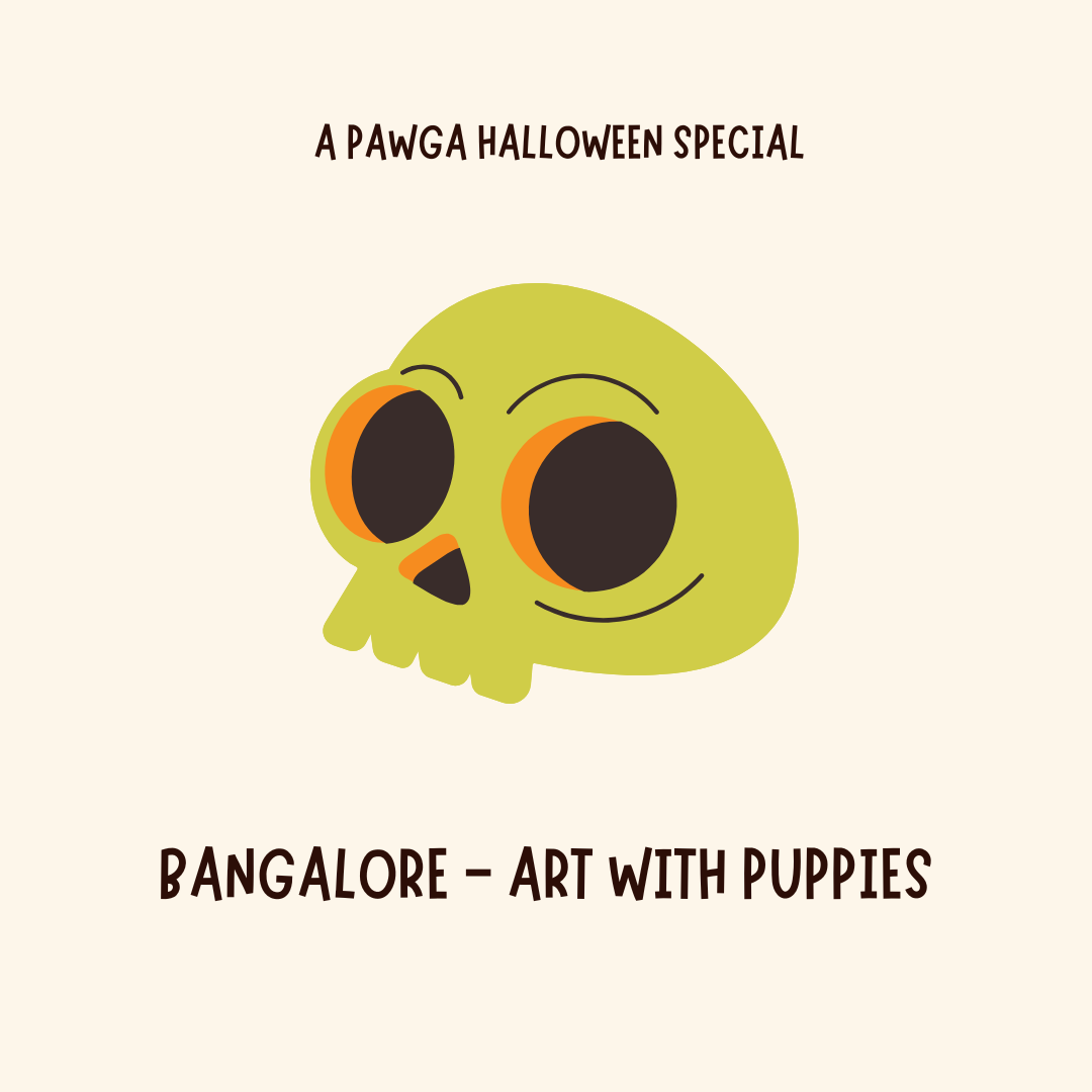 art with puppies bangalore pawga