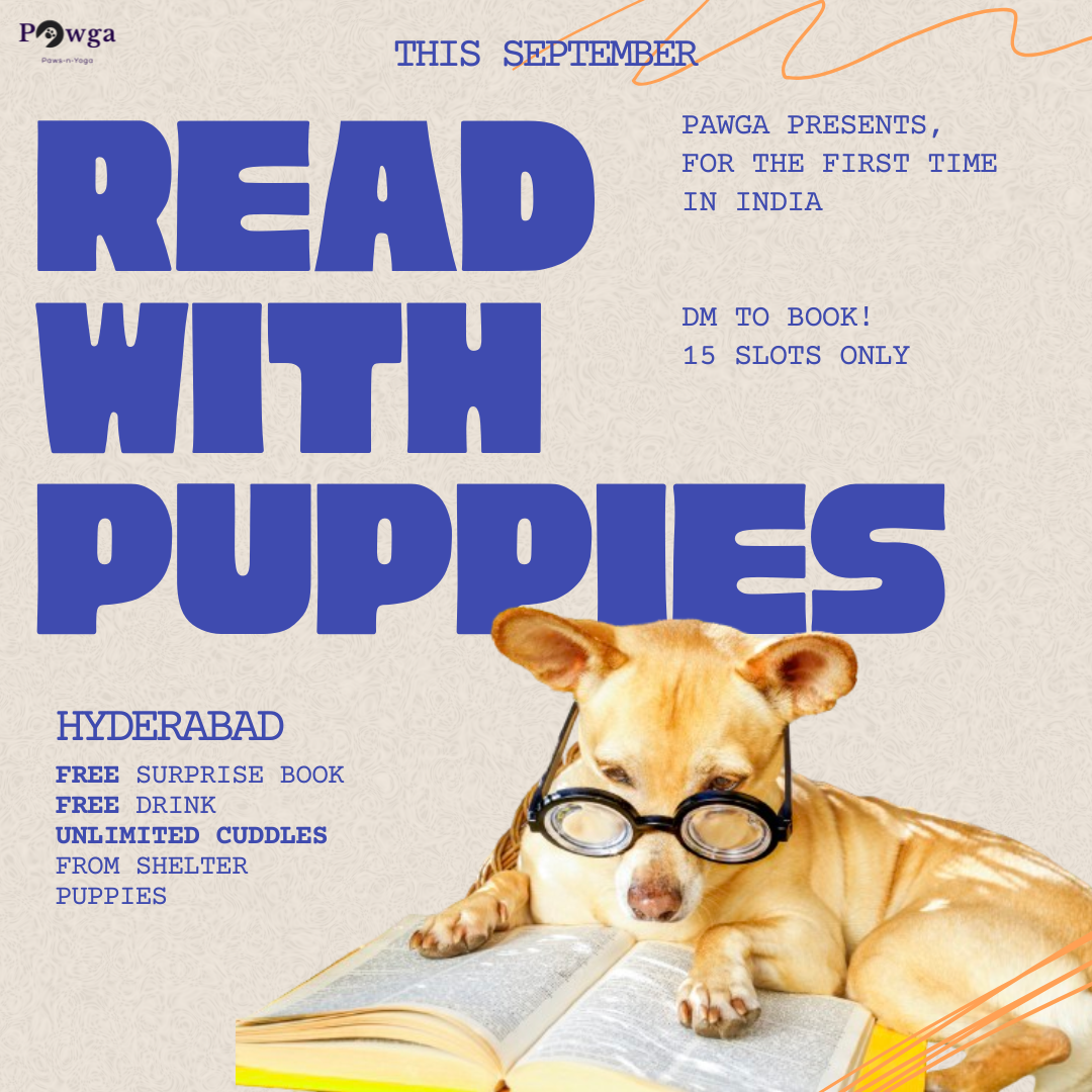 Read with puppies hyderabad pawga